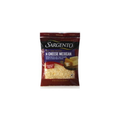 Sargento 4Cheese Mexican Shredded